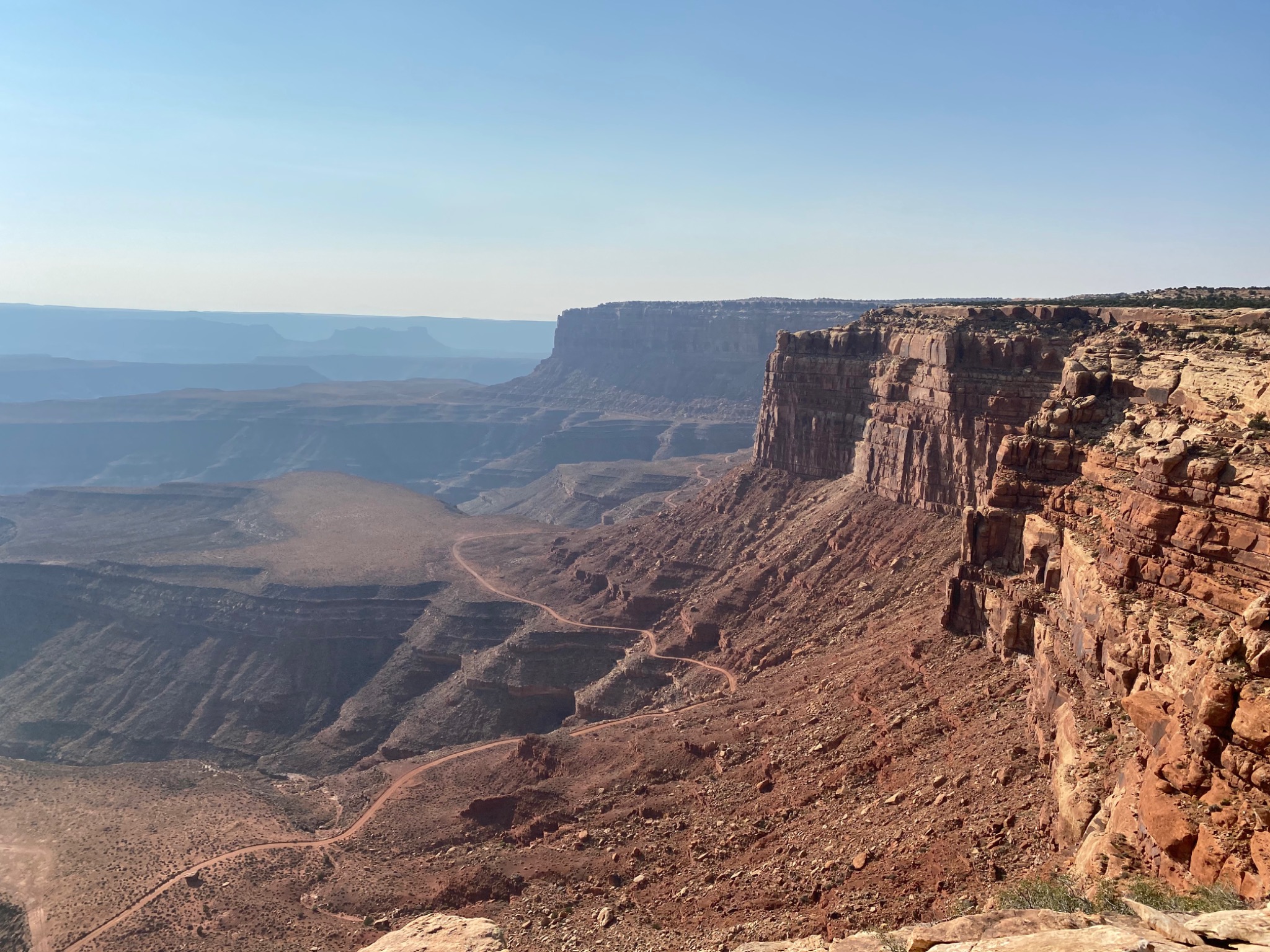 Expansive canyon landscape